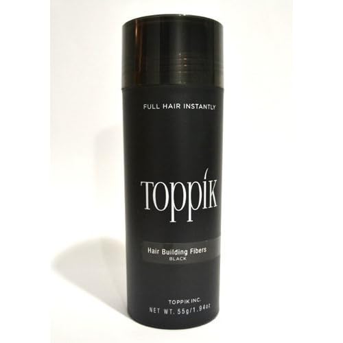 Toppik Hair Building Fibers New Packaging Net Wt. 55g / 1.94oz (Black) image